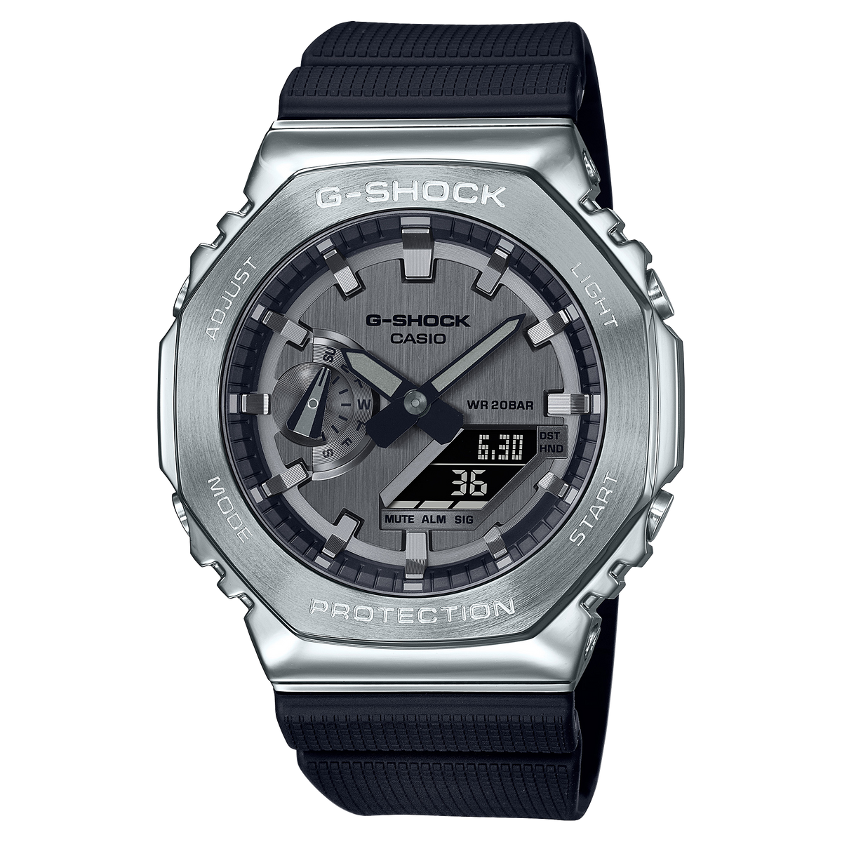 GM-2100 Reloj G-shock para caballero pulsera de caucho