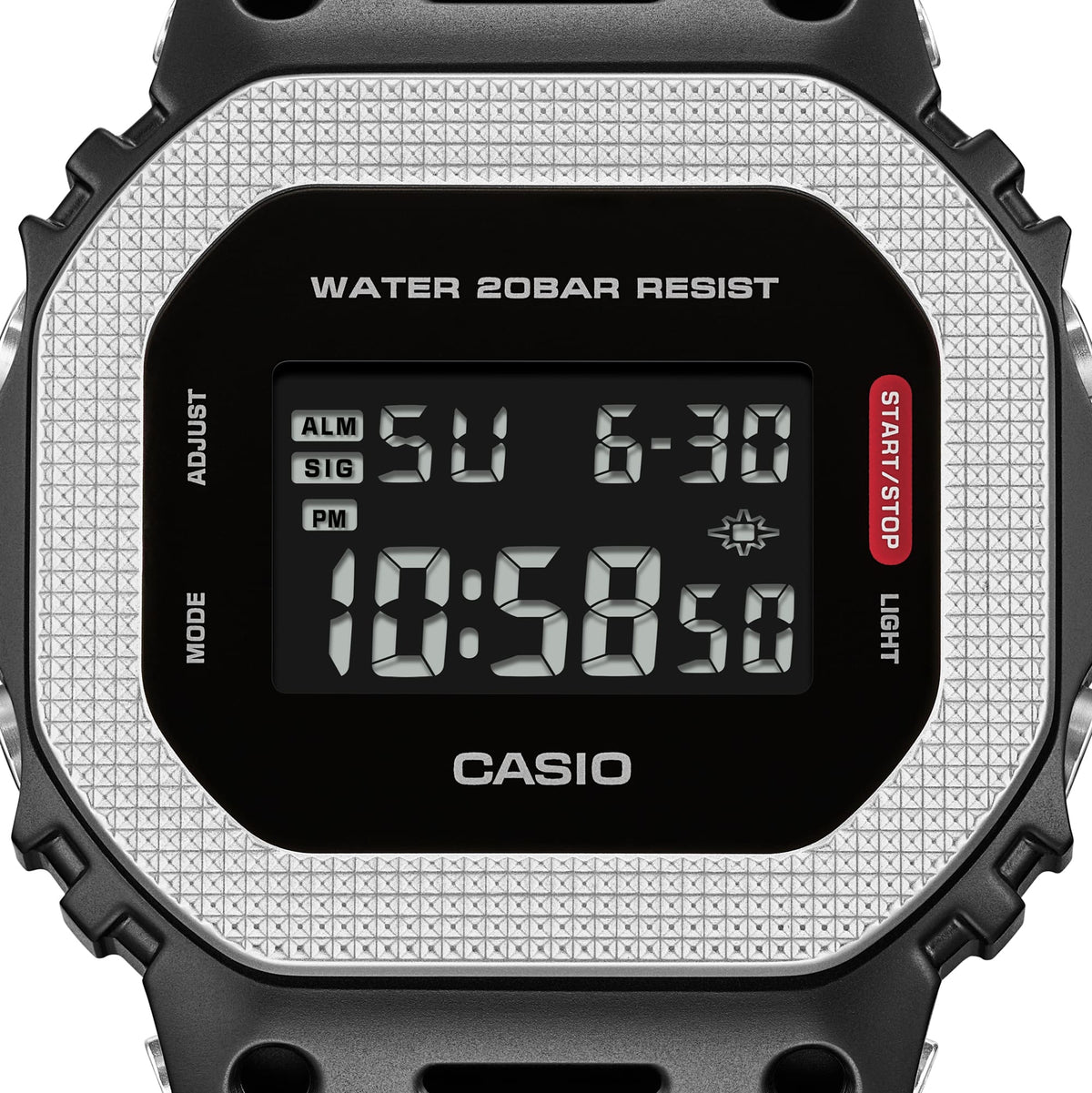 GM-5600 Reloj G-Shock banda de resina para Hombre Digital Super Illuminator