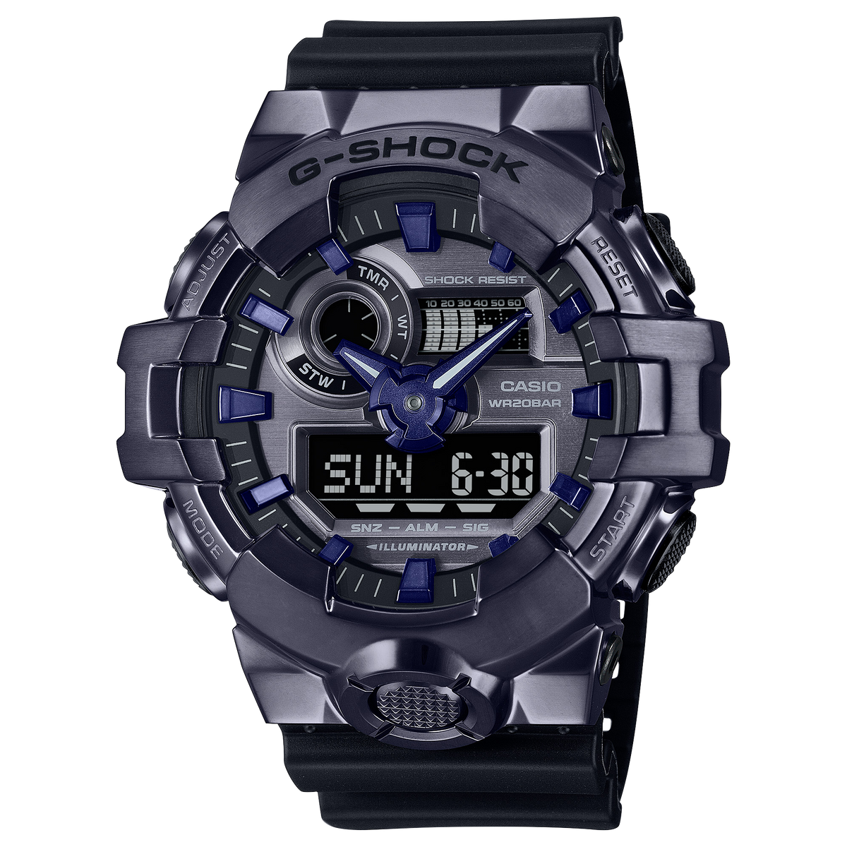GM-700 Reloj G-Shock de hombre banda de caucho