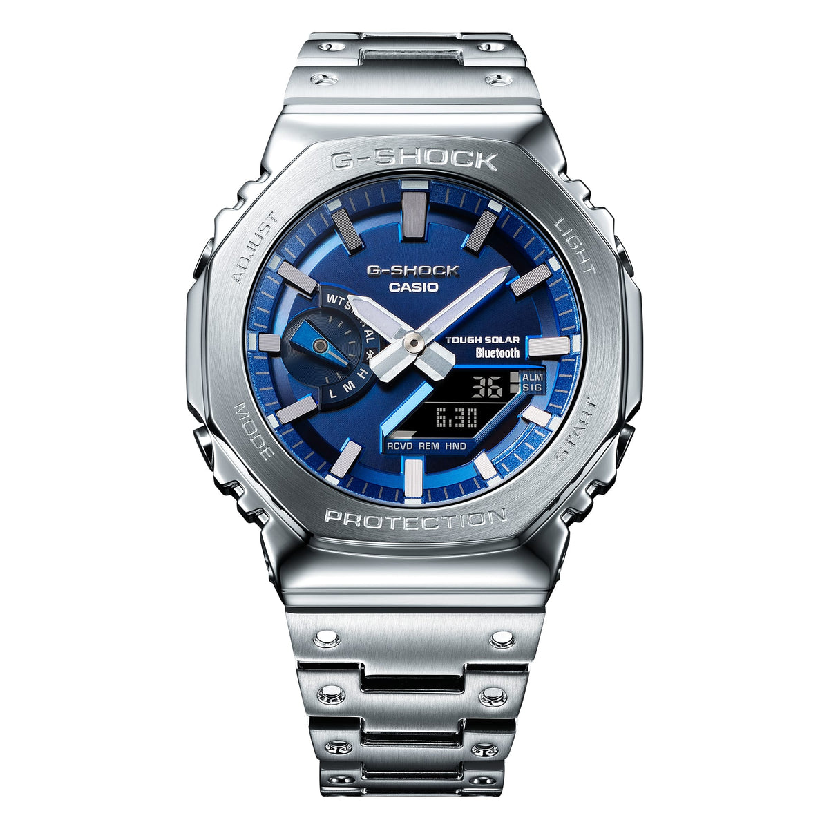 GM-B2100 Reloj G-Shock de hombre correa de metal bluetooth