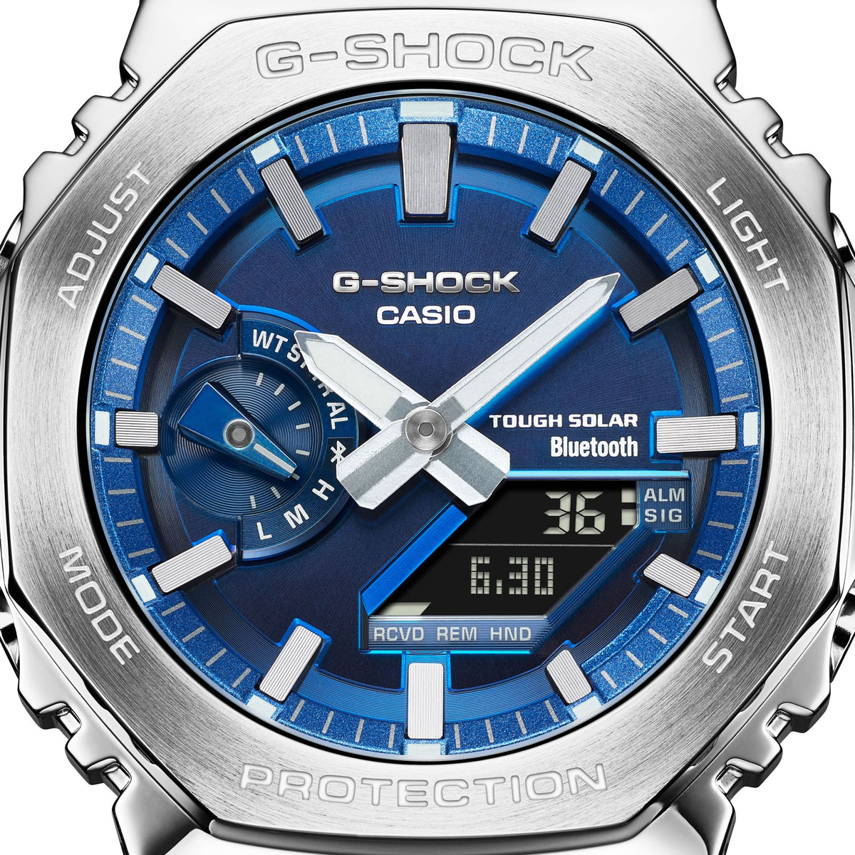 GM-B2100 Reloj G-Shock de hombre correa de metal bluetooth
