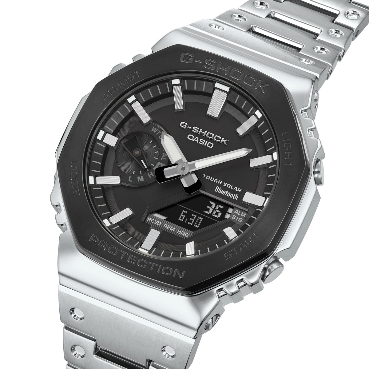 GM-B2100 Reloj G-Shock de hombre correa de metal bluetooth