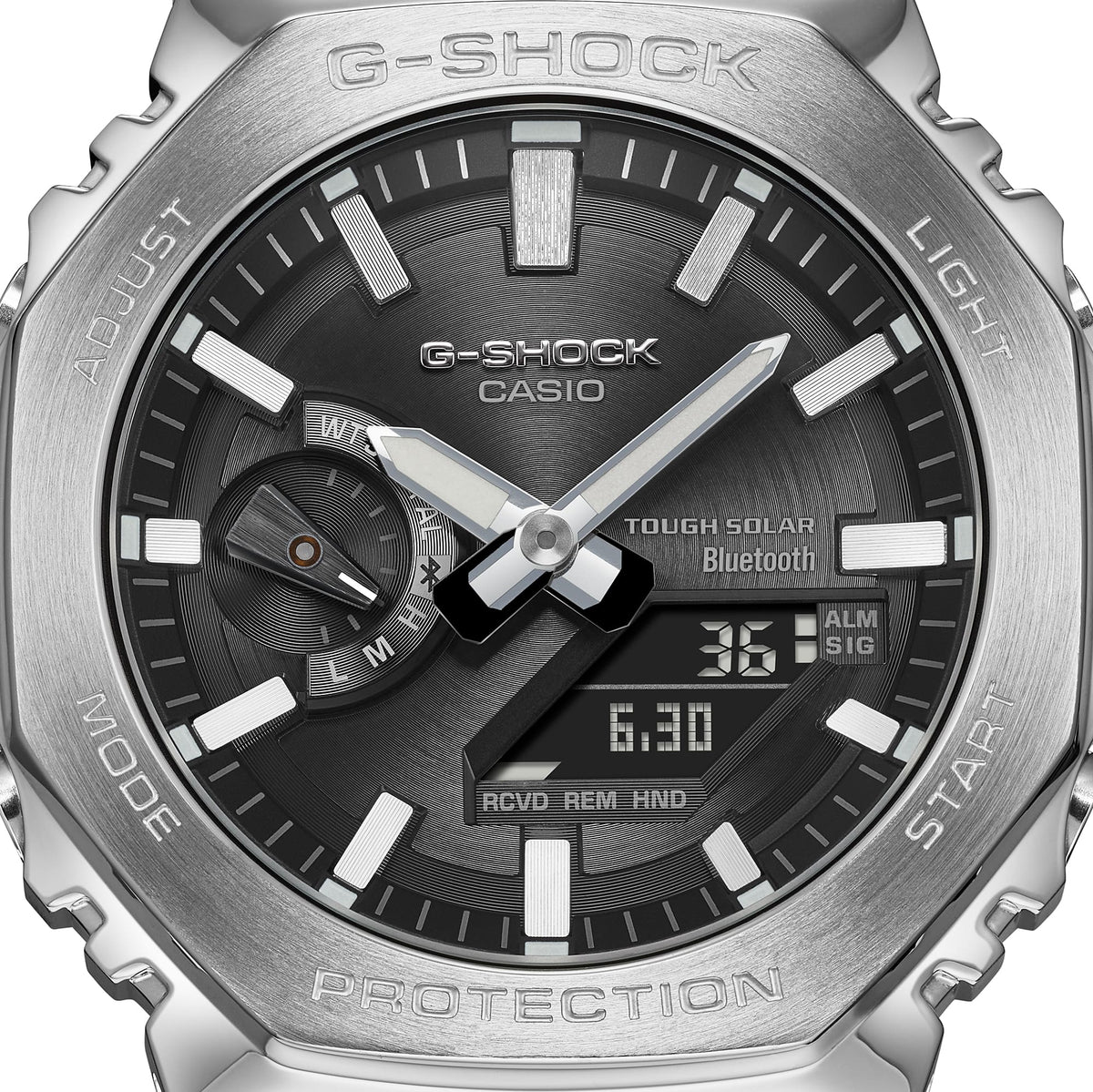 GM-B2100 Reloj G-Shock de hombre correa de metal bluetooth
