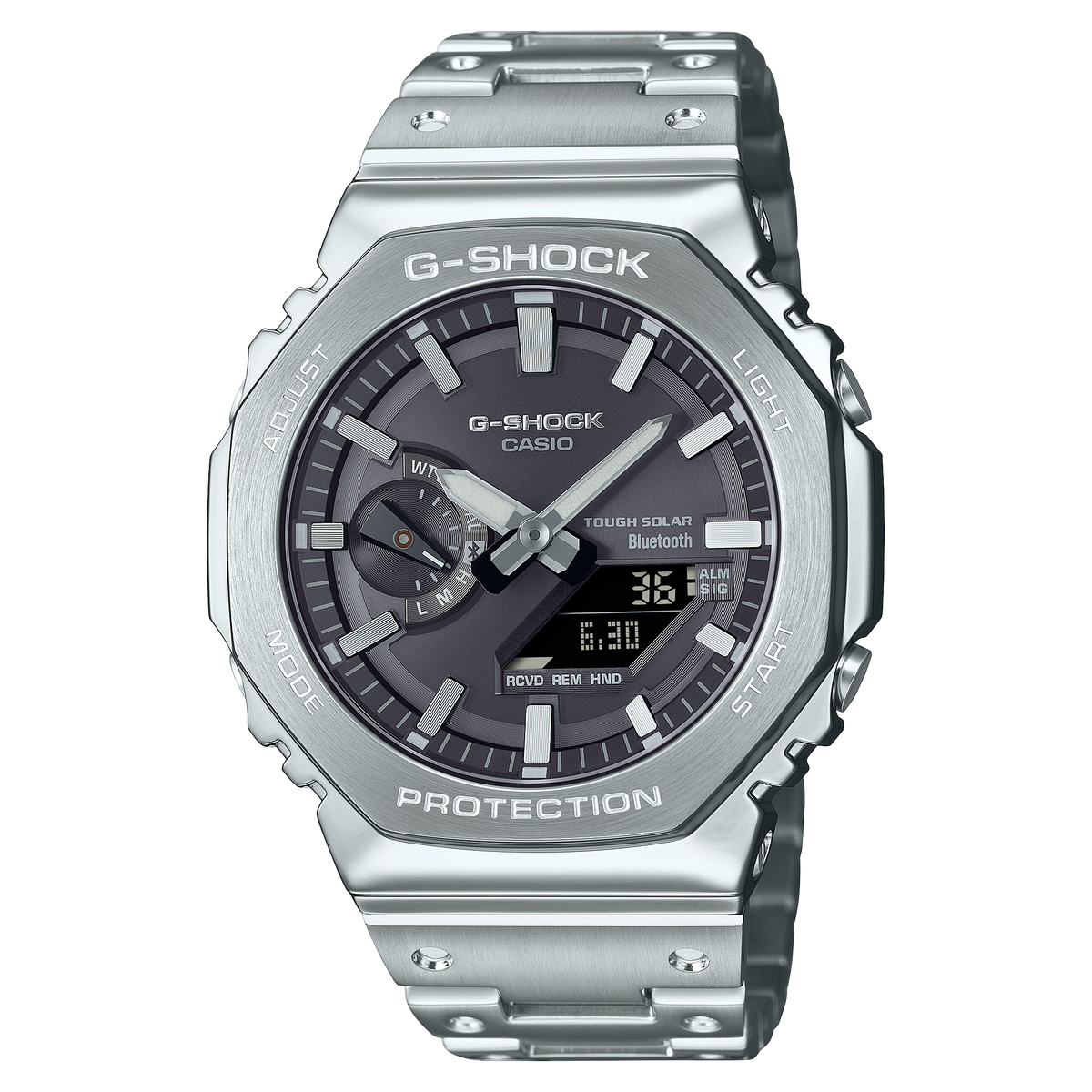 GM-B2100 Reloj G-Shock de hombre correa de metal bluetooth