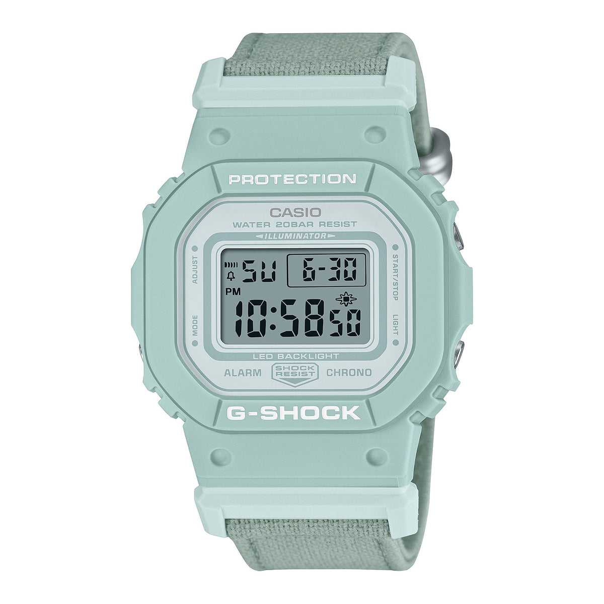 GMD-S5600 Reloj digital G-Shock de dama correa de tela