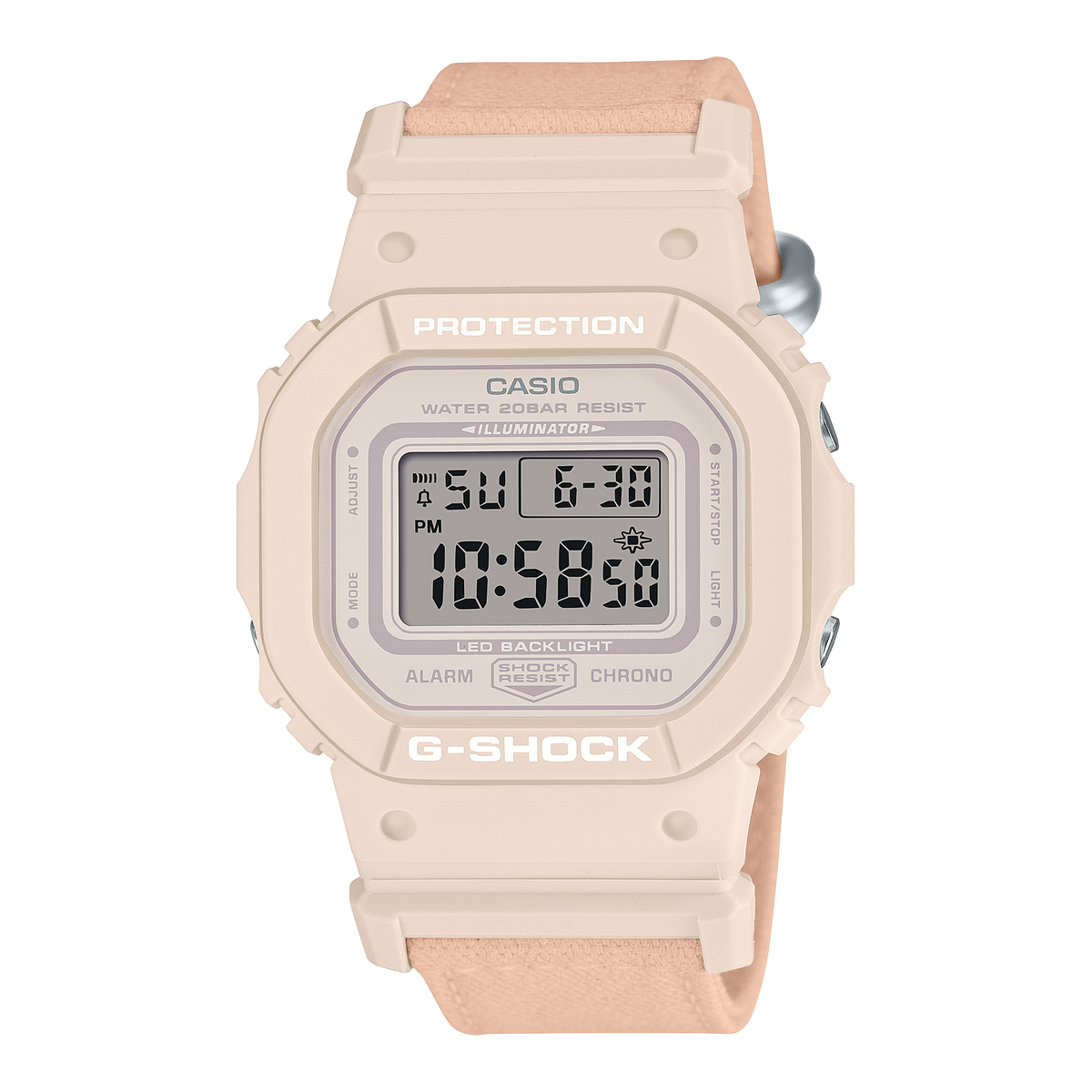 GMD-S5600 Reloj digital G-Shock de dama correa de tela