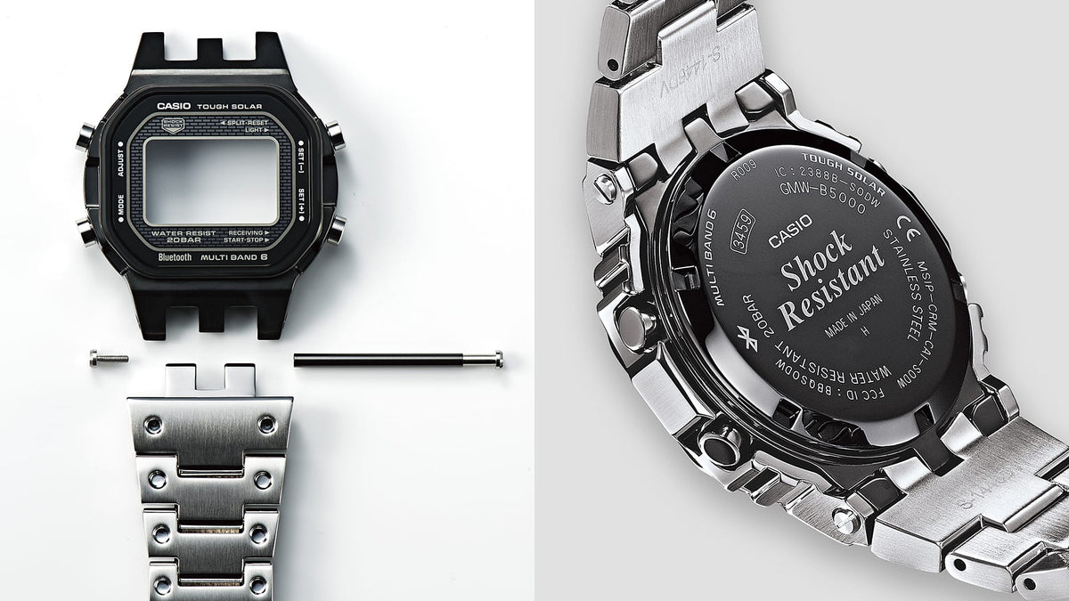 GMW-B5000 Reloj G-Shock de hombre correa de metal bluetooth