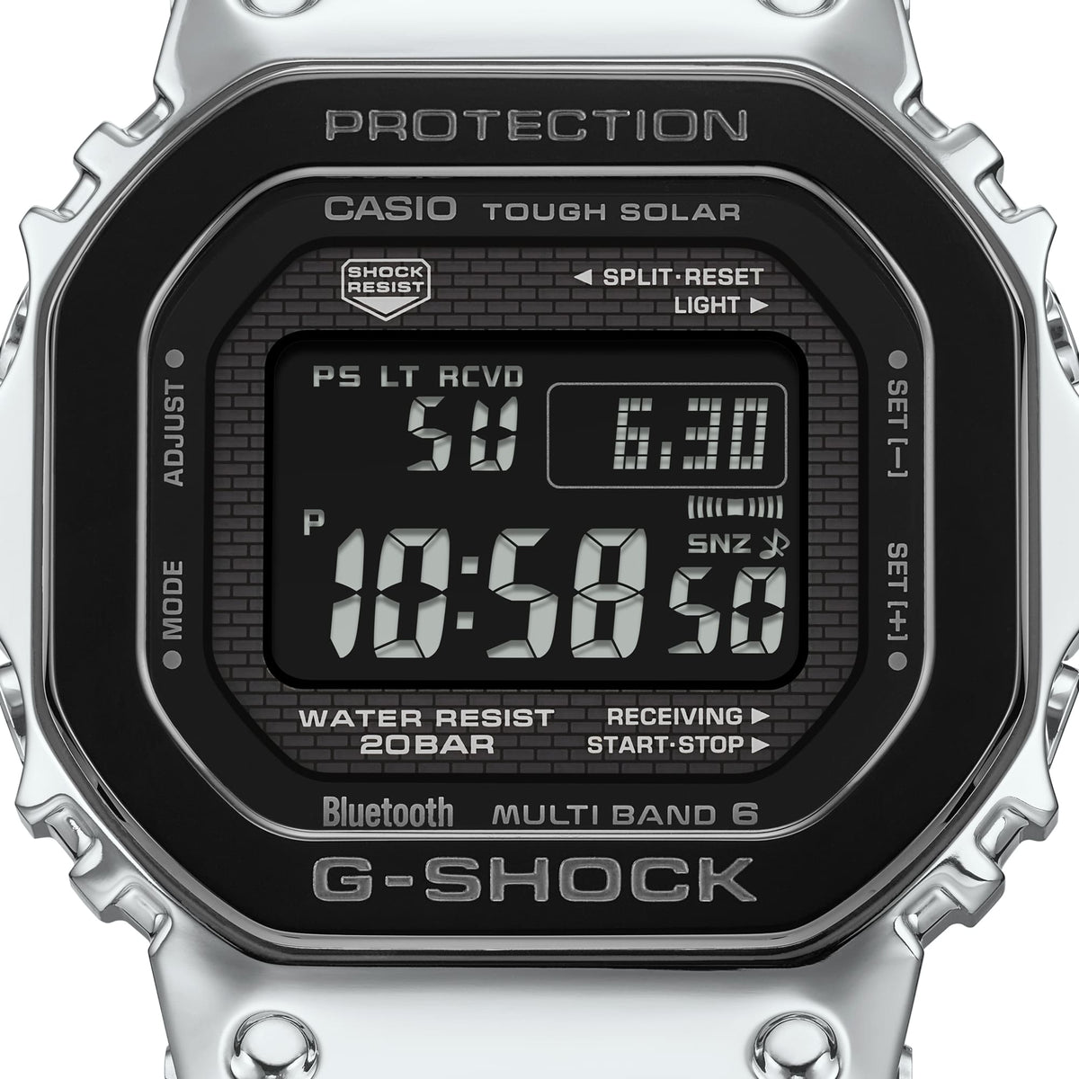GMW-B5000 Reloj G-Shock de hombre correa de metal bluetooth
