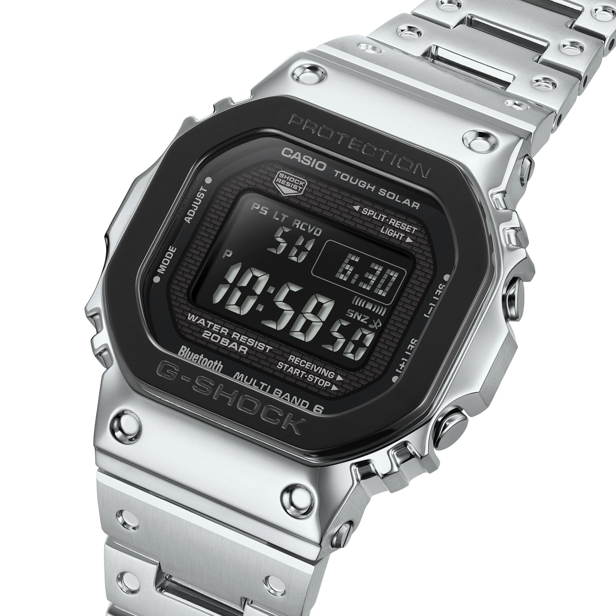 GMW-B5000 Reloj G-Shock de hombre correa de metal bluetooth