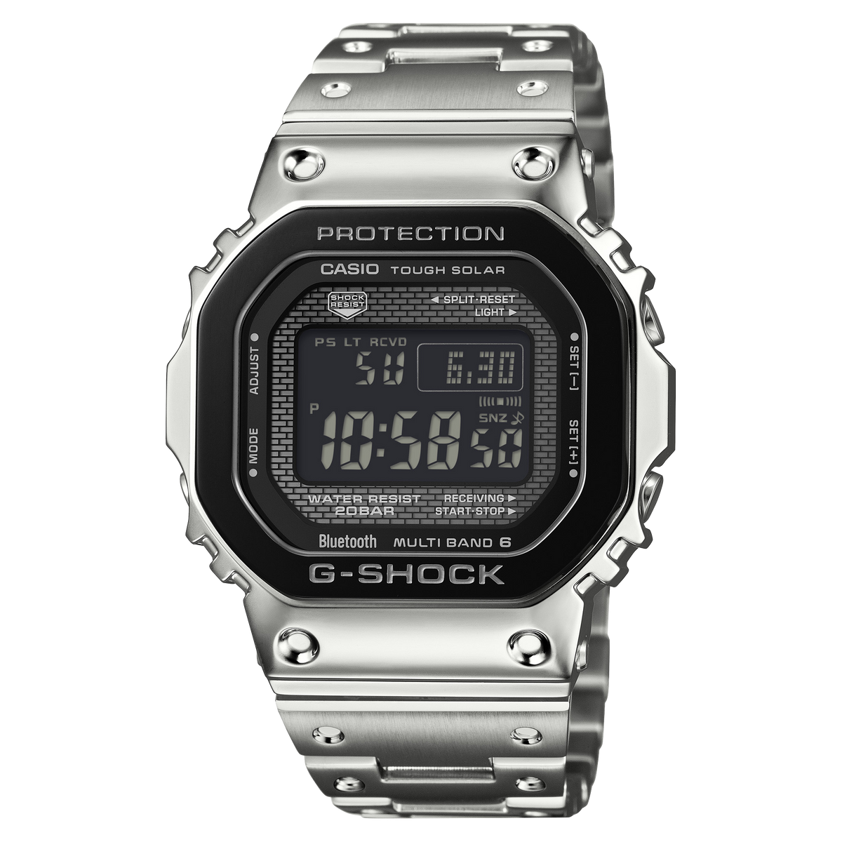 GMW-B5000 Reloj G-Shock de hombre correa de metal bluetooth