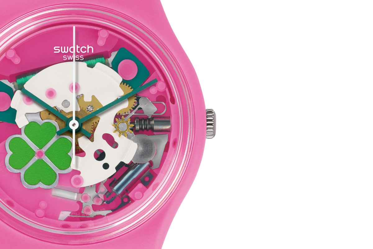 GP147 Reloj Swatch Flowerfull unisex correa de silicona