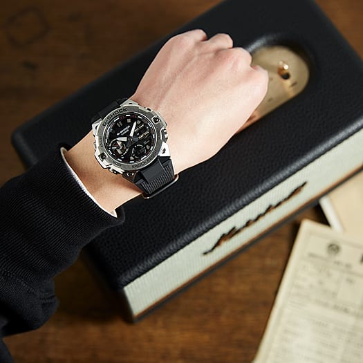GST-B400 Reloj G-Shock de hombre pulsera de resina doble hora