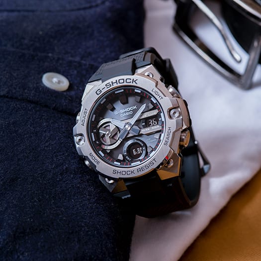 GST-B400 Reloj G-Shock de hombre pulsera de resina doble hora