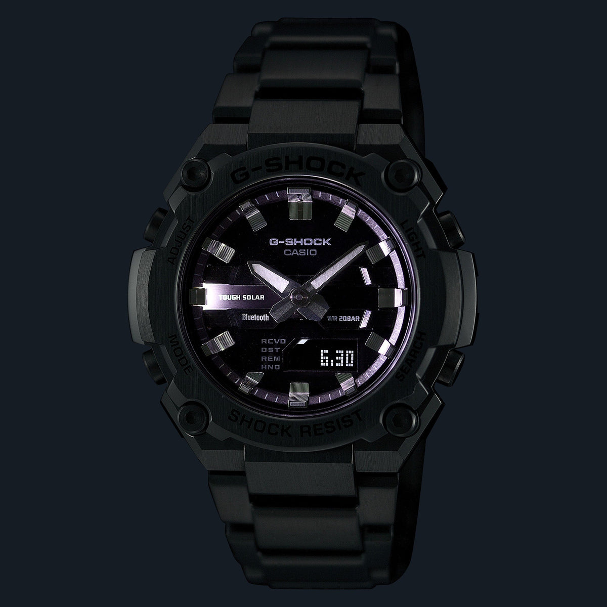 GST-B600D-1A Reloj G-Shock de caballero correa de acero inoxidable