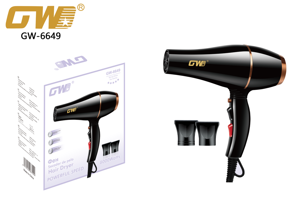 GW-6649 Secadora de cabello 8000 wats GWD