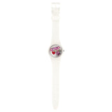 GZ300 Reloj Swatch Tender Present de dama correa de resina