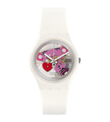 GZ300 Reloj Swatch Tender Present de dama correa de resina