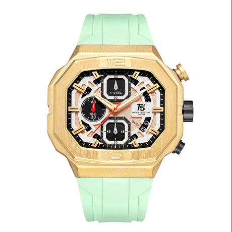 H3952G Reloj T5 psta caballero pulsera de metal