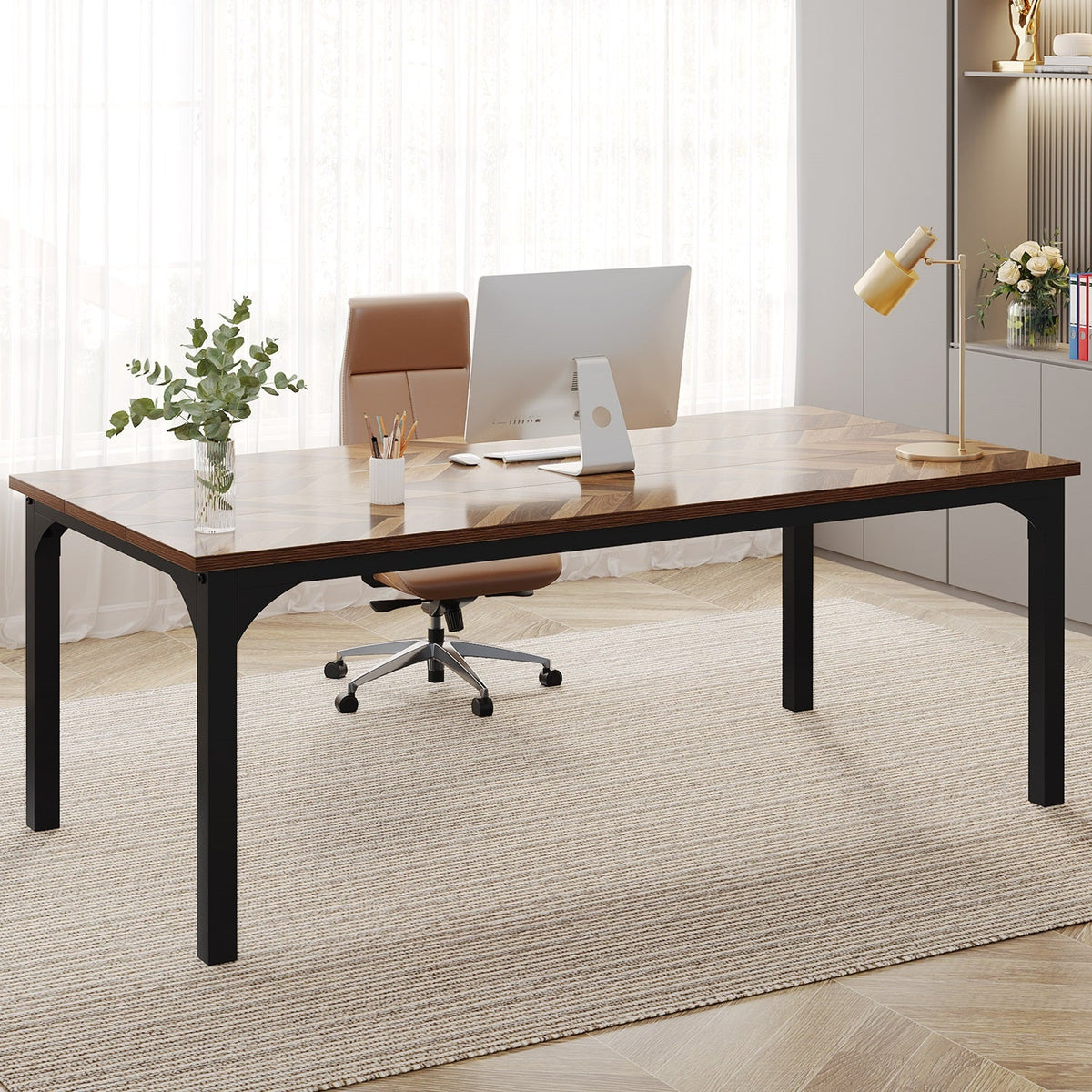 Tribesigns escritorio mueble para oficina y homeoffice HOGA-F1946