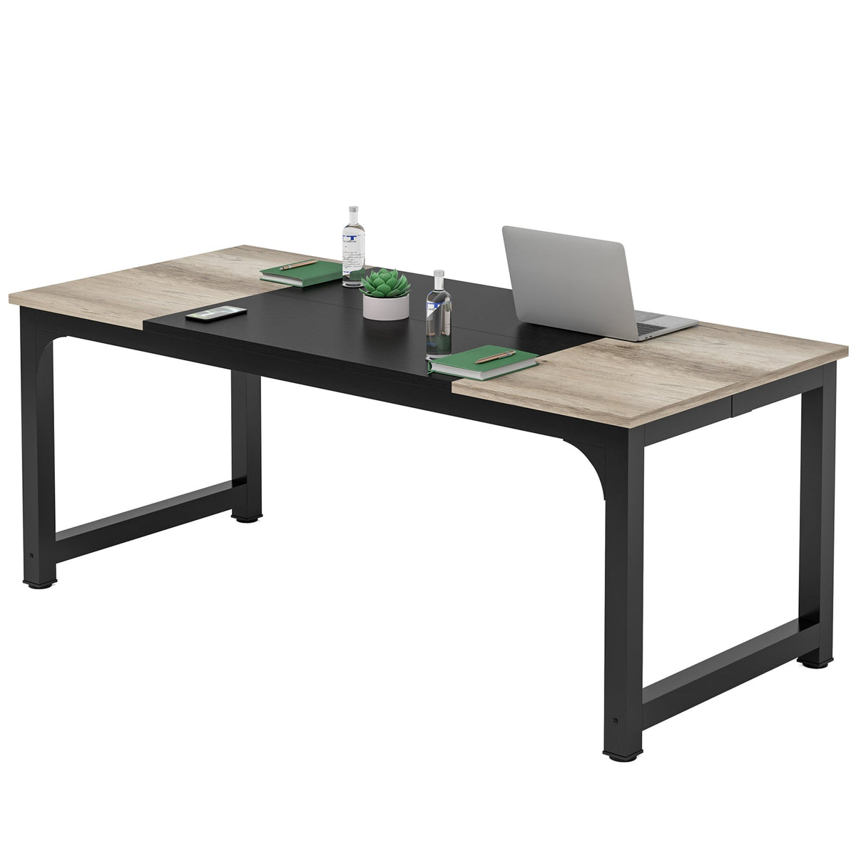 Escritorio mueble marca Tribesigns para oficina y homeoffice 70.8 pulgadas de trabajo HOGA-U0