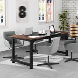Escritorio mueble marca Tribesigns para oficina y homeoffice 63 pulgadas de área de trabajo HOGA-U01