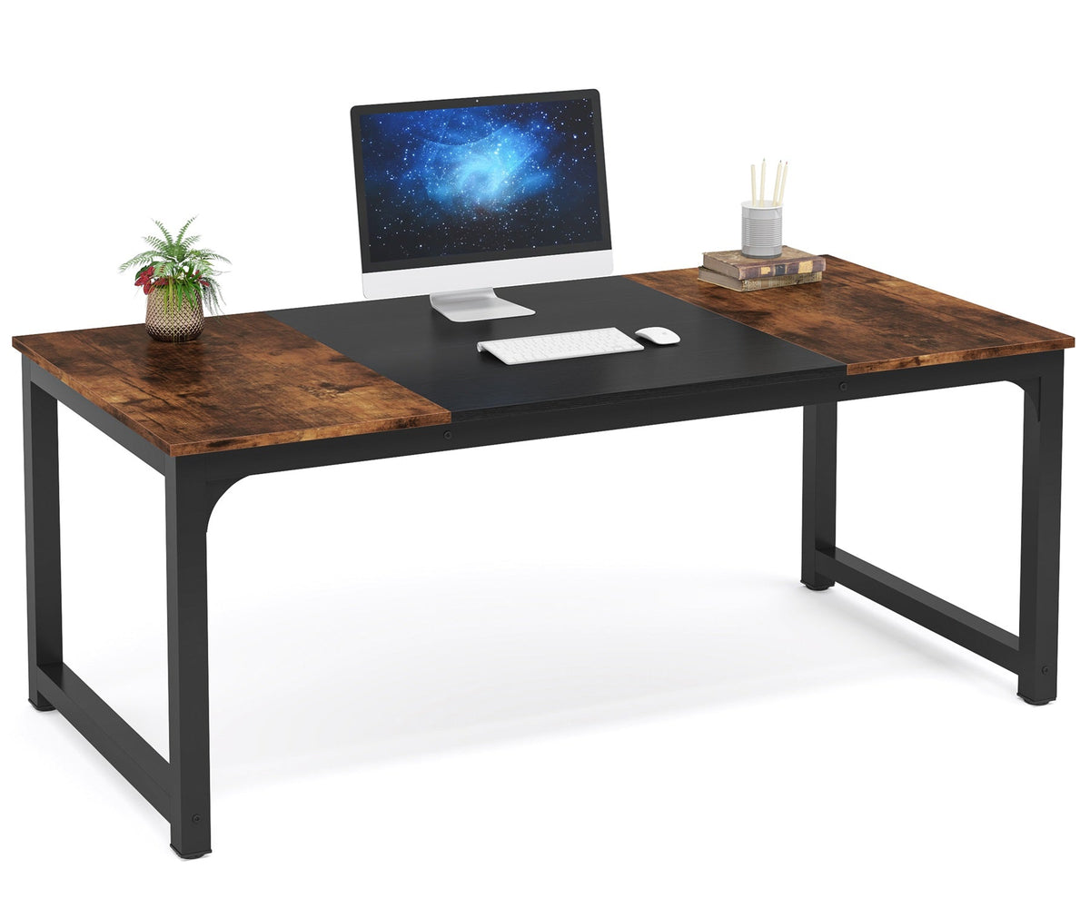 Escritorio mueble marca Tribesigns para oficina y homeoffice 63 pulgadas de área de trabajo HOGA-U01