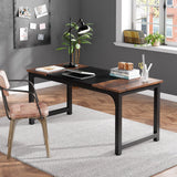 Escritorio mueble marca Tribesigns para oficina y homeoffice 63 pulgadas de área de trabajo HOGA-U01