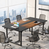 Escritorio mueble marca Tribesigns para oficina y homeoffice HOGA-XK00251