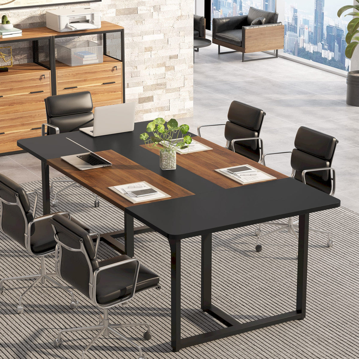 Escritorio mueble marca Tribesigns para oficina y homeoffice HOGA-XK00251