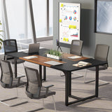 Escritorio mueble marca Tribesigns para oficina y homeoffice HOGA-XK00251