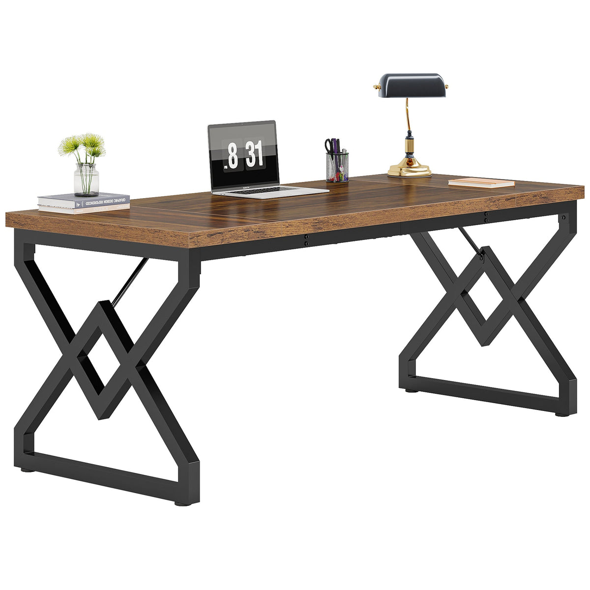 Escritorio mueble marca Tribesigns para oficina y homeoffice HOGA-XK00