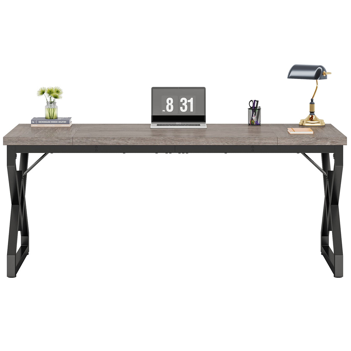 Escritorio mueble marca Tribesigns para oficina y homeoffice HOGA-XK00