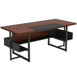 Escritorio mueble marca Tribesigns para oficina y homeoffice HOGA-XK00406