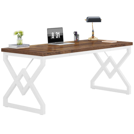 Escritorio mueble marca Tribesigns para oficina y homeoffice HOGA-XK00