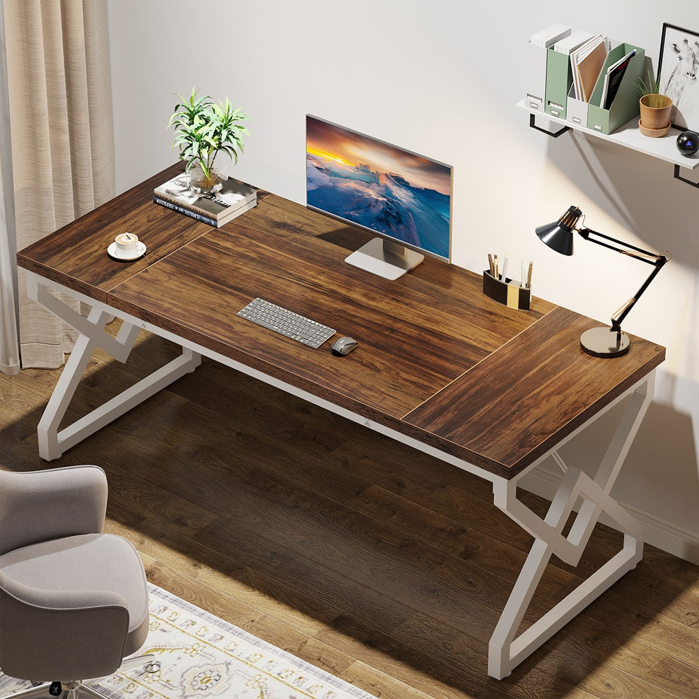 Escritorio mueble marca Tribesigns para oficina y homeoffice HOGA-XK00