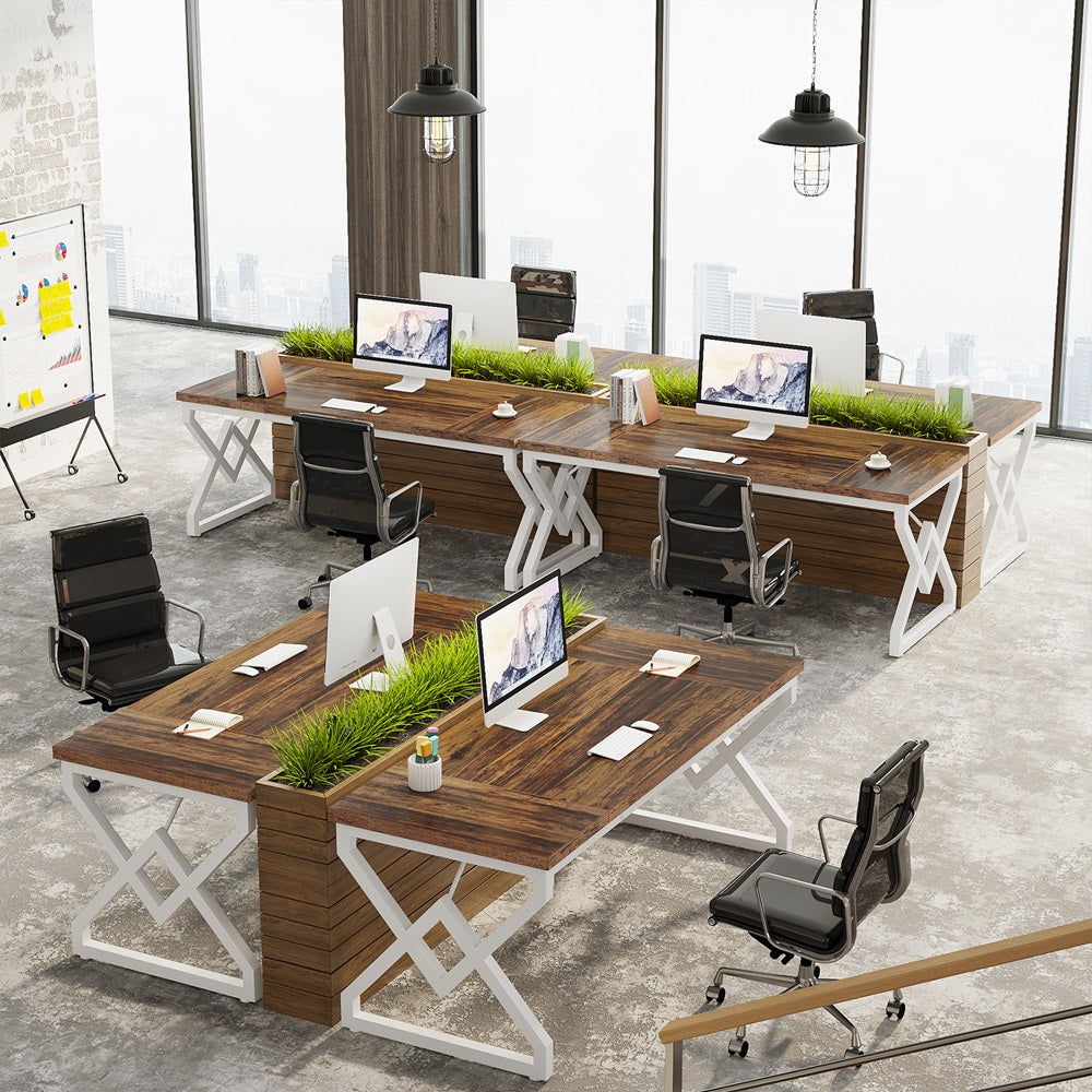 Escritorio mueble marca Tribesigns para oficina y homeoffice HOGA-XK00