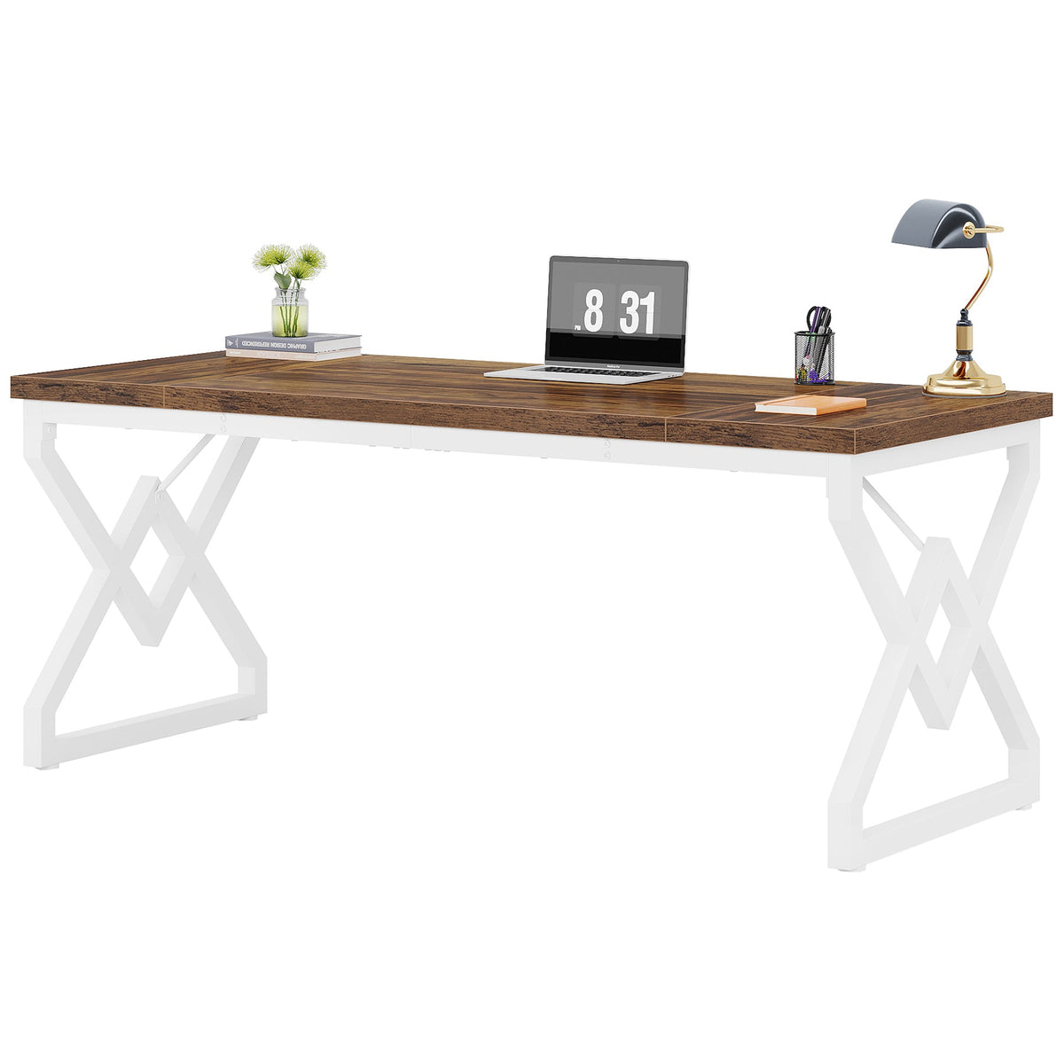 Escritorio mueble marca Tribesigns para oficina y homeoffice HOGA-XK00