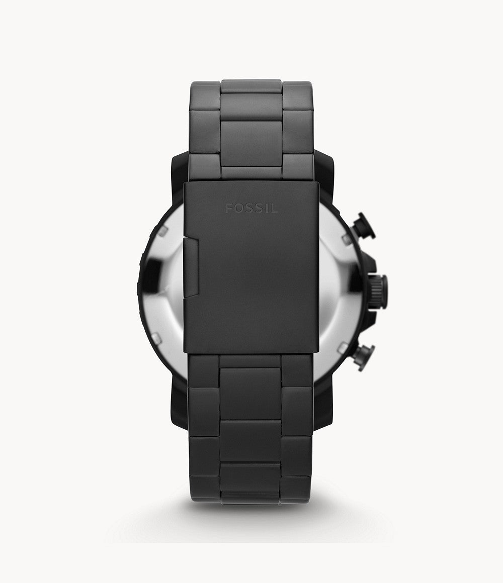 Reloj Fossil Nate de hombre correa de acero inoxidable