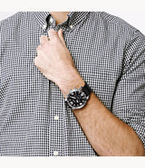 Reloj Fossil Nate de hombre correa de cuero 50 mm