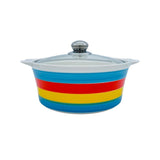 KL4847-1 Cacerola con tapa de vidrio Ceramica 22.6 cm