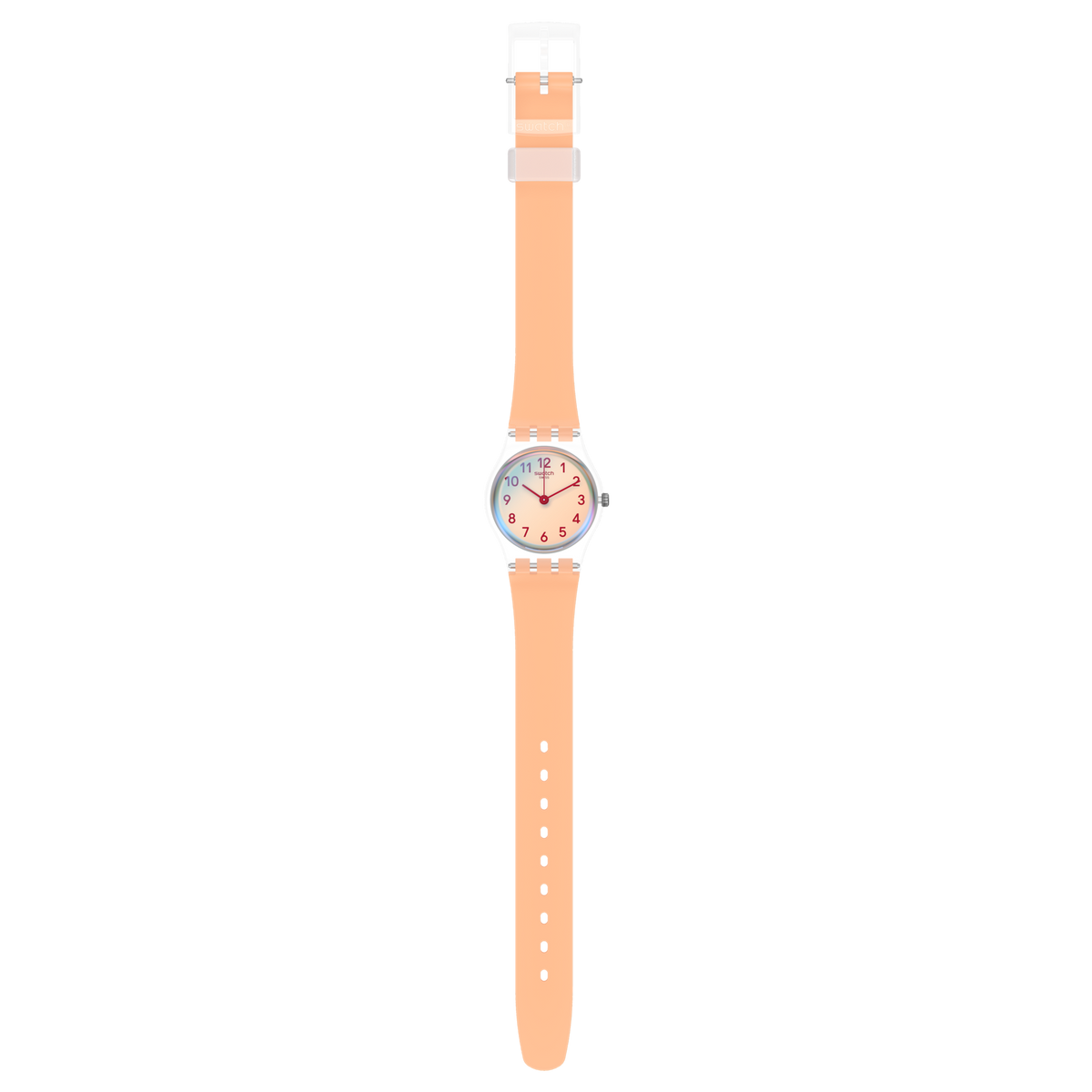 LK395 Reloj Swatch Casual Pink de dama correa de resina