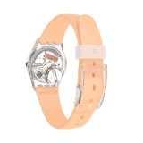 LK395 Reloj Swatch Casual Pink de dama correa de resina
