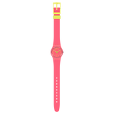 LP131C Reloj Swatch Back to Biko Roose de dama correa de resina