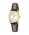 LTP-1094 Reloj Casio para Mujer Pulsera de Cuero Análogo
