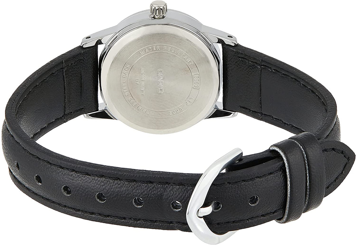 LTP-V002 Reloj Casio para Mujer Pulsera de Cuero Análogo