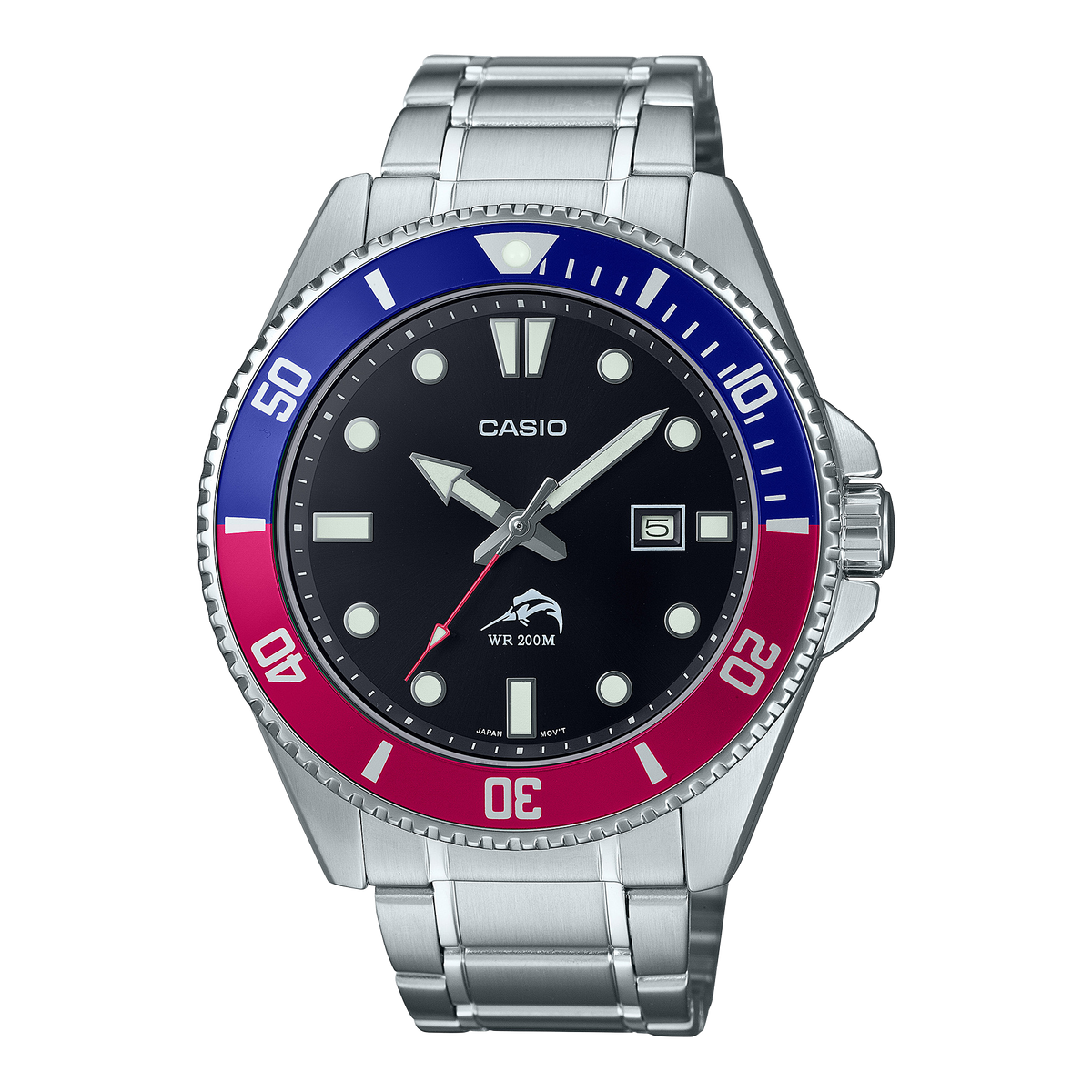 MDV-106 Casio Marlin de hombre pulsera de metal