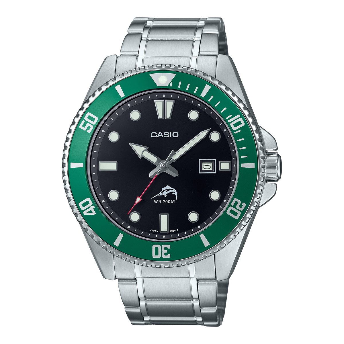 MDV-106 Casio Marlin de hombre pulsera de metal