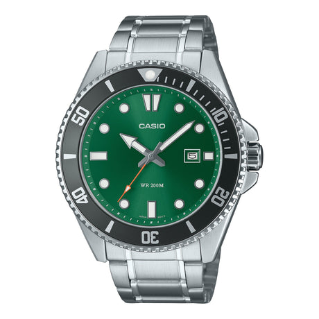 MDV-107 Casio Reloj para Hombre Pulsera de Metal Análogo