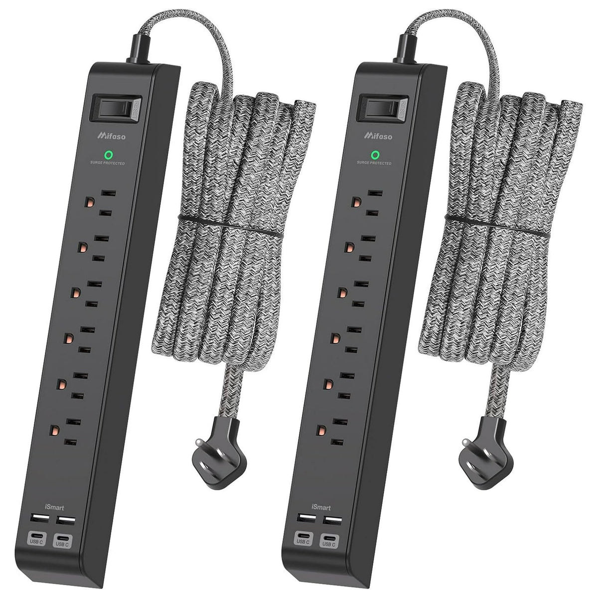 MFS311B2 Regleta Mifaso 6 conexiones USB A/C