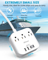 Regleta Mifaso MFS35A - 3 Conexiones, 2 USB A, 2 USB C